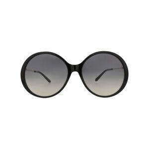 Chloé Round-Frame Recycled Acetate Sunglasses Black Womens